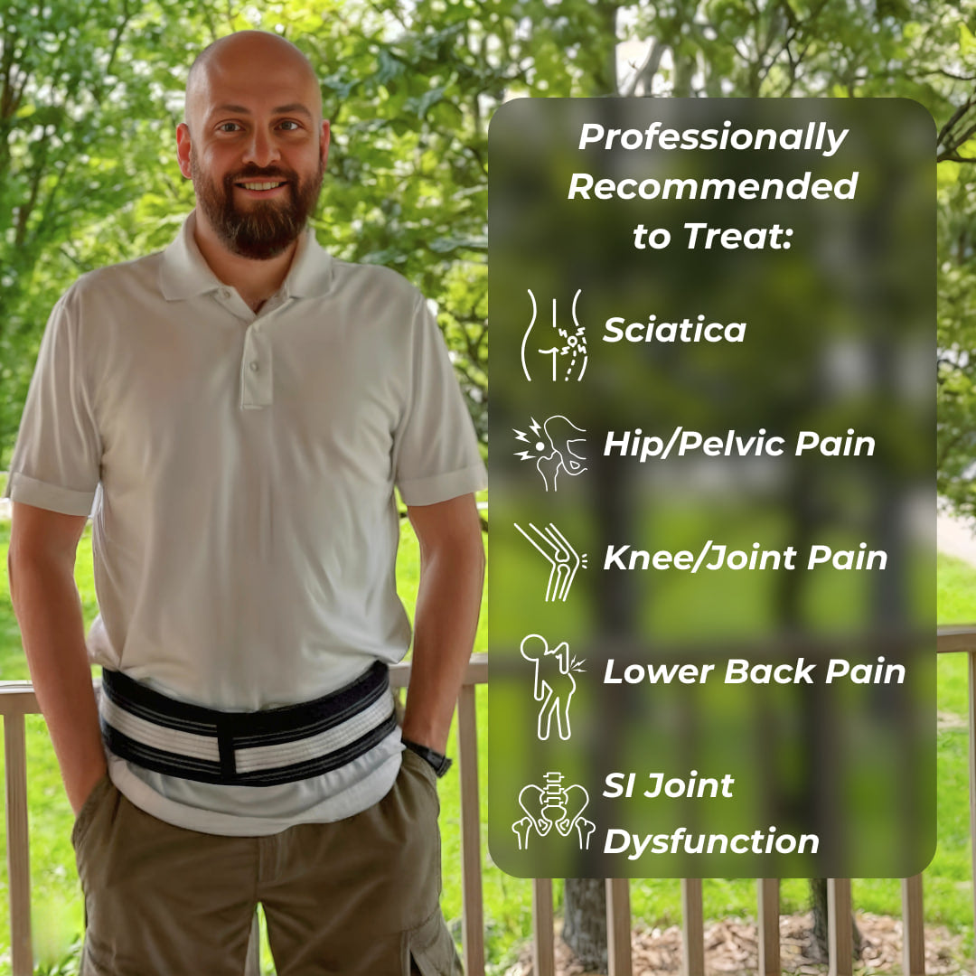 Aurenza Shop cervical relief belt in hip size 30-42 inches, designed to support and alleviate neck and shoulder discomfort.