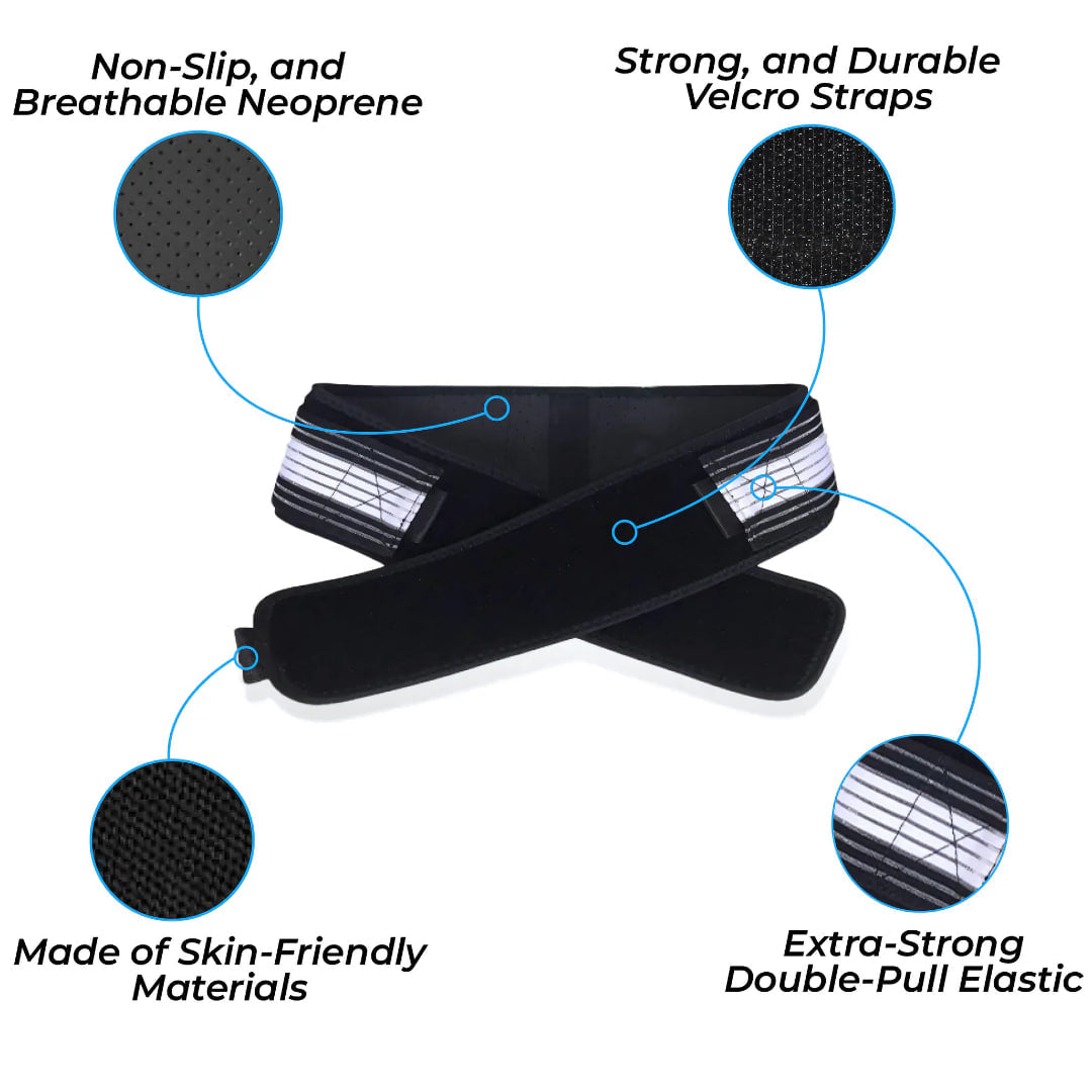 Aurenza Shop cervical relief belt in size 30-42 inches, designed to support neck and shoulder comfort.