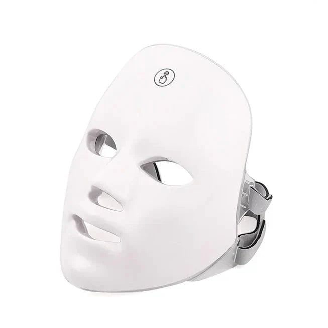 Aurenza Shop Kahuna Red Therapy Facial Mask massager with red LED lights for facial skin rejuvenation and relaxation.