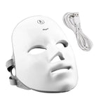 Aurenza Shop Kahuna Red Therapy Facial Mask massager, red facial mask with textured surface for skincare and relaxation.