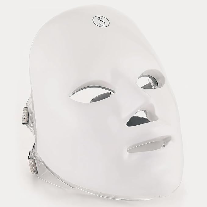 Aurenza Shop Kahuna Red Therapy Facial Mask massager with red LED light for skin rejuvenation and relaxation.