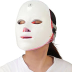 Aurenza Shop Kahuna Red Therapy Facial Mask massager with adjustable straps and red LED light therapy for skin rejuvenation.