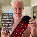 Aurenza Shop TheraWrap™ mutual heating pad with soft fabric covering, designed for soothing heat therapy and comfort.