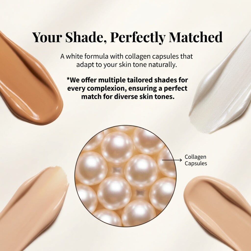 Aurenza Shop Color Changing Foundation Stick in natural shades, showcasing a sleek stick with a smooth application surface.