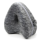 Navy Aurenza Shop alignment pillow with ergonomic design for neck and back support, ideal for睡眠 and relaxation.