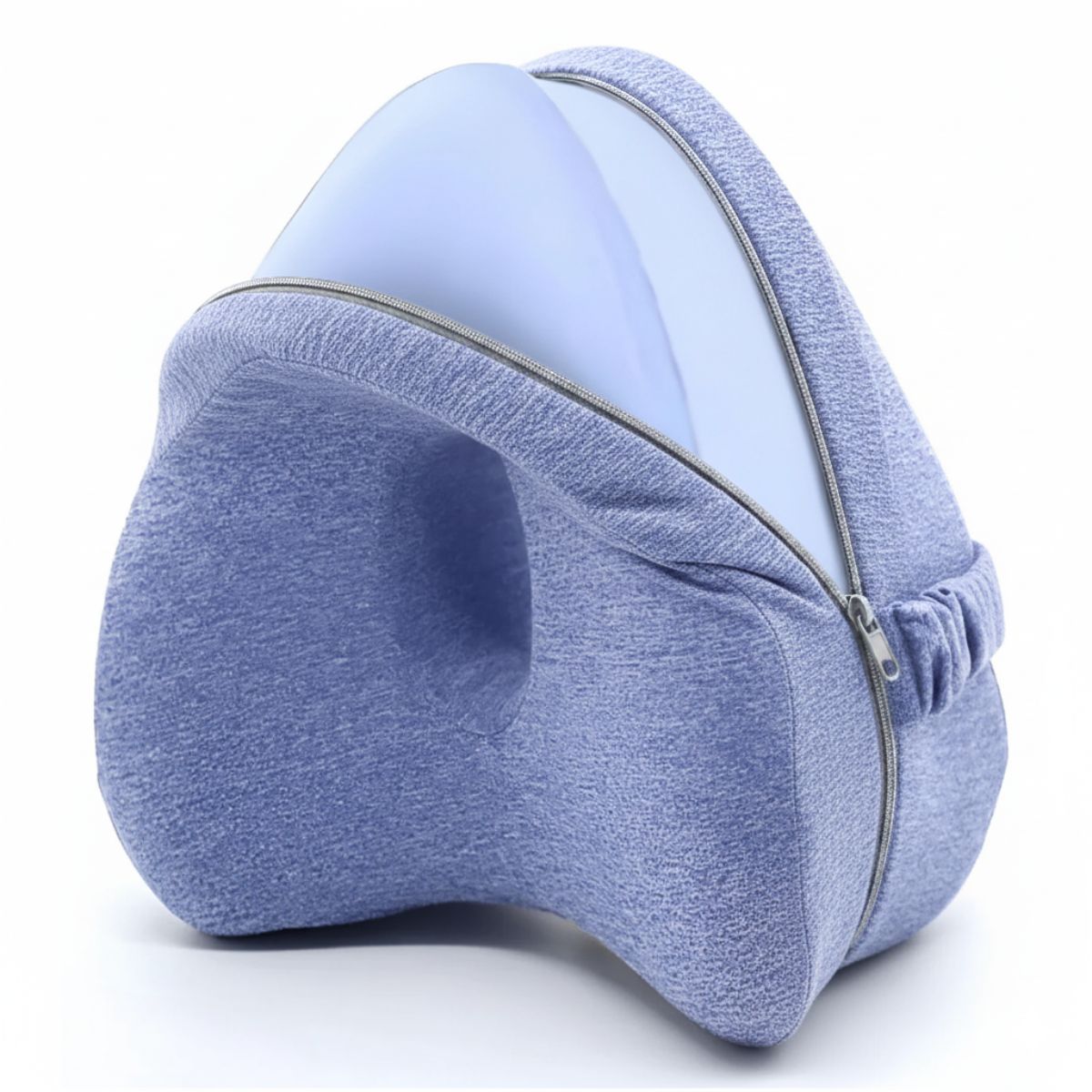 Navy extra case for alignment pillow by Aurenza Shop, soft fabric cover with zipper for added protection and style.