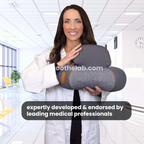 Aurenza Therava 3-in-1 neck massager with ergonomic design and adjustable settings, shown on a white background.