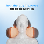 Aurenza Therava 3-in-1 neck massager with flexible design and adjustable straps for personalized comfort.