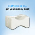 Therava™ Leg Pillow by Aurenza Shop, showing a comfortable foam pillow designed for leg support and relaxation.