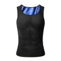 Men's SlimZ Gynecomastia Compression Tank Top by Aurenza Shop, black, form-fitting design for chest support and a sleek look.