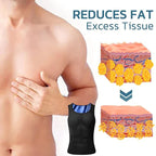 Men's SlimZ Gynecomastia Compression Tank Top by Aurenza Shop, front view showing snug fit and smooth fabric for chest support.