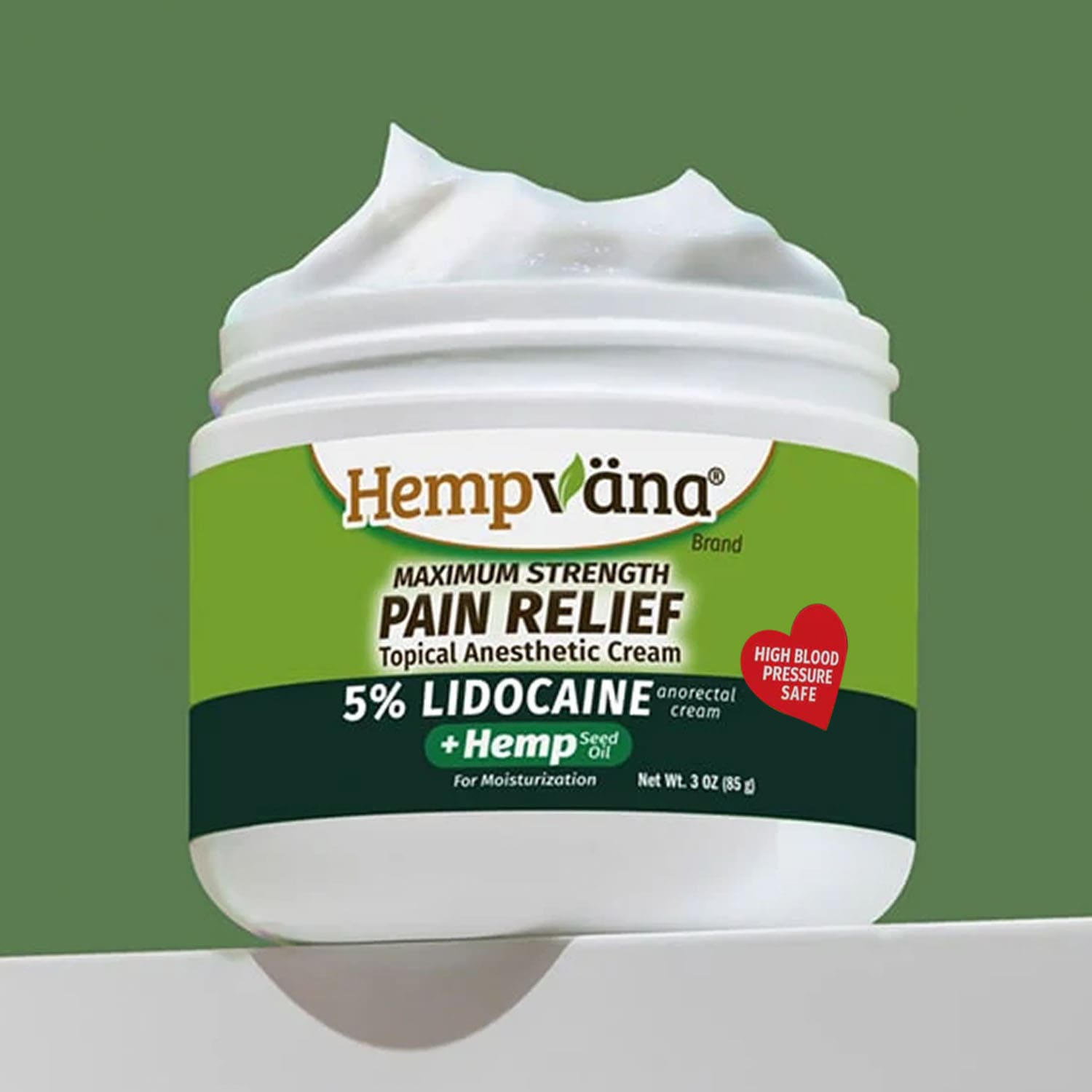 Aurenza Shop 5% Lidocaine Anorectal Pain Relief Cream tube showing the product packaging and applicator for hemorrhoid relief.