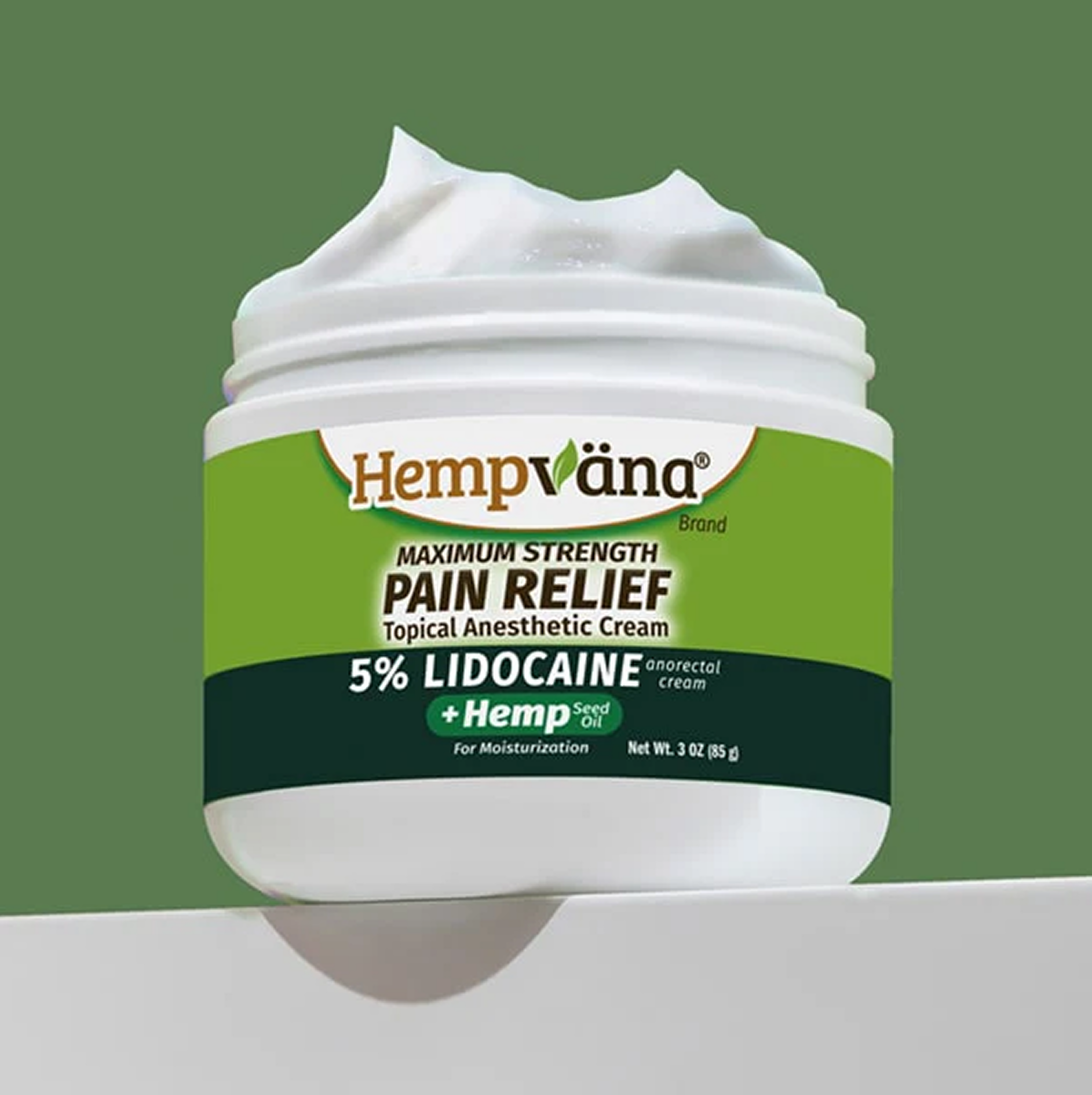 Aurenza Shop 5% Lidocaine Anorectal Pain Relief Cream tube with applicator for hemorrhoid relief and soothing anal discomfort.