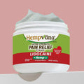Aurenza Shop Lidocaine Pain Relief Cream tube showing the product label and packaging for fast pain relief.