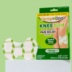 Aurenza Shop Knee Bird Pain Relief Patches, set of 3, adhesive patches designed to soothe knee pain and discomfort.