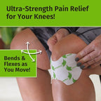 Knee Bird Pain Relief Patches by Aurenza Shop, three adhesive patches designed to soothe knee pain and discomfort.