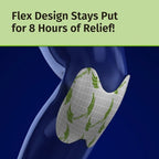 Knee Bird Pain Relief Patches by Aurenza Shop, three adhesive patches for knee pain relief and comfort.