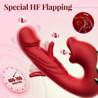 Purple Aurenza Shop 2026 Upgraded Luvora 4-in-1 Flapping and Licking Vibrator, showing its sleek design and versatile features.