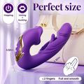 Purple Aurenza Shop Luvora 2026 upgraded 4-in-1 flapping and licking vibrator with multiple functions and sleek design.