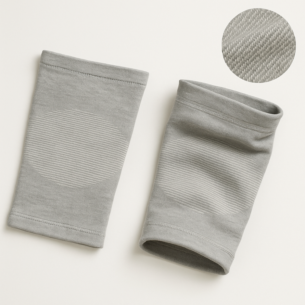 Pair of StayFlex™ Bamboo Compression Sleeves by Aurenza Shop, showing lightweight, breathable bamboo fabric for arm or leg support.