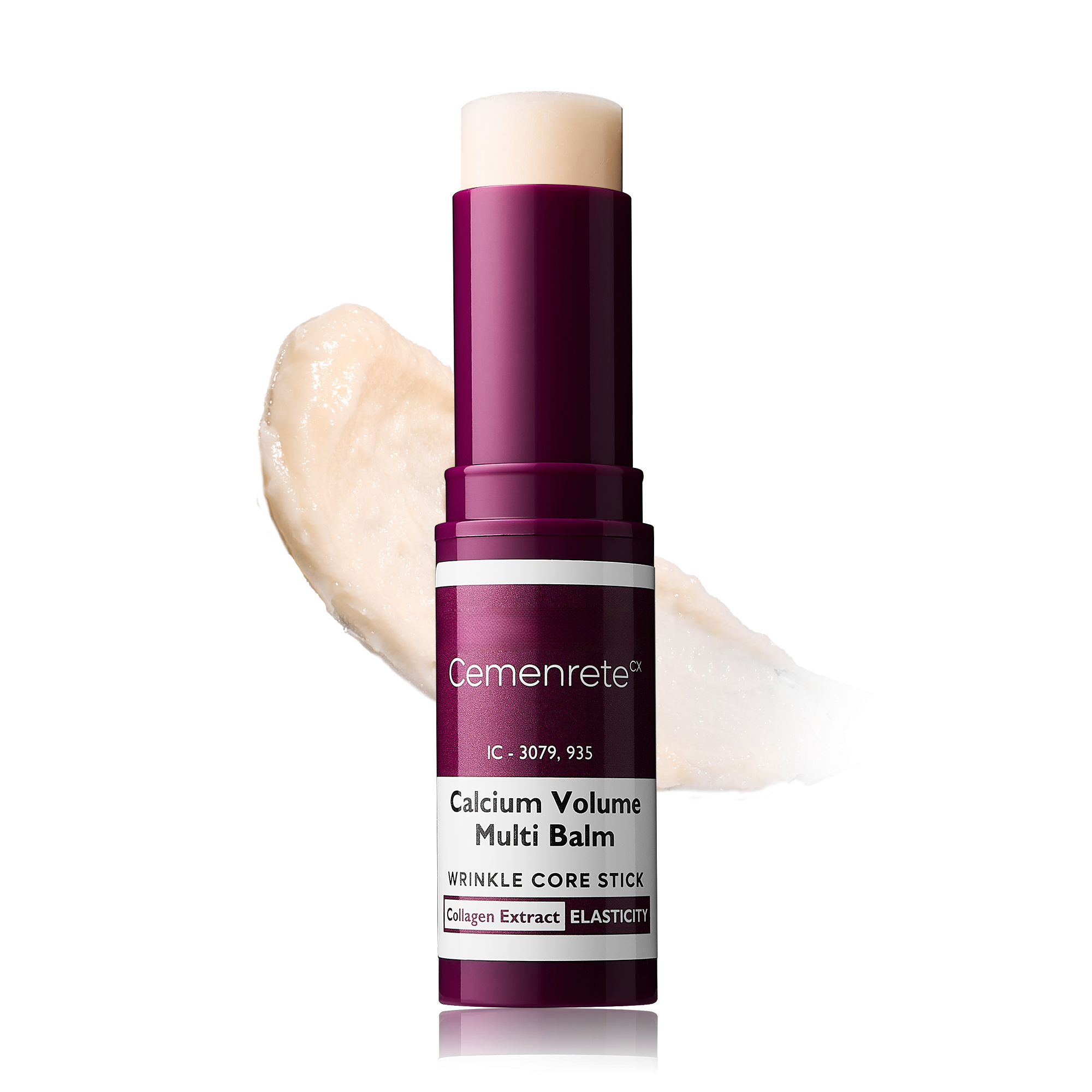 Aurenza Shop Calcium Multi Balm nourishing skincare stick in 9g with a white twist-up container, designed for skin hydration and care.