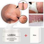 Aurenza Shop nose plants pore strips for deep cleansing, shown on a skincare product image with strips for pore purification.