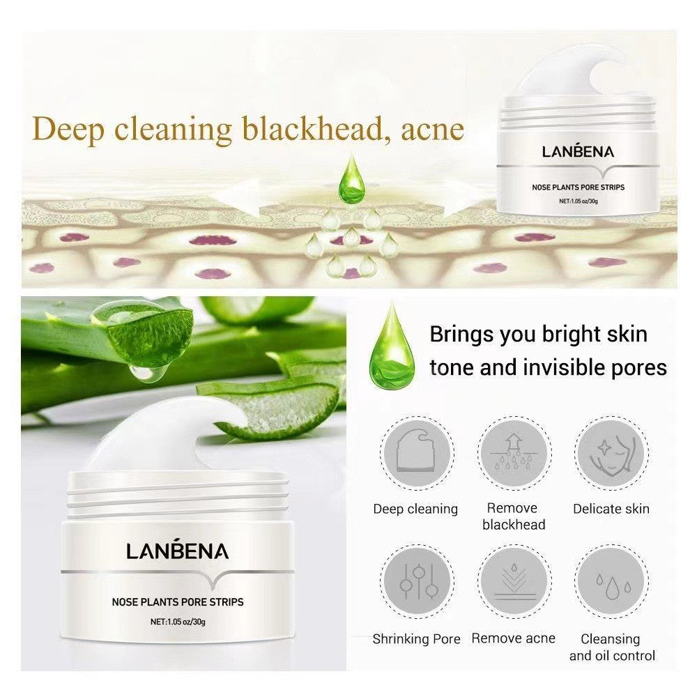 Aurenza Shop Nose Plants Pore Strips for skincare, showing strips designed to remove blackheads and impurities from nose skin.