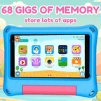 Sky blue TinyBuddy 2 kids educational bundle by Aurenza Shop, featuring colorful learning toys and activity materials.