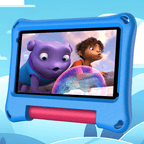 Sky blue TinyBuddy 2 kids educational bundle by Aurenza Shop featuring colorful learning toys and activity materials.