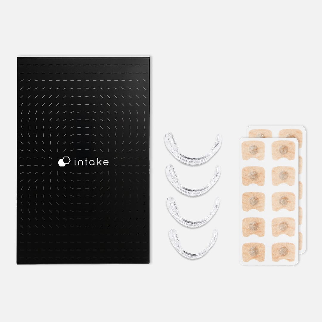Aurenza Shop sleeping aids Intake Starter Kit in black, designed for better sleep with 15 uses, shown in the image.