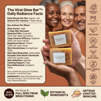 Aurenza Shop turmeric and kojic acid soap bar for body and face, with natural ingredients visible in the image.
