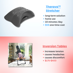 Aurenza Therava™ Stretcher shown with padded surface and adjustable frame for medical or emergency transport.
