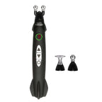 Silver Aurenza Shop Rocket Relief Pen TENS device with ergonomic design for targeted pain relief.