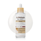 Aurenza Shop Rice Peel Shot Glow exfoliating serum bottle with white label and pump dispenser on a white background.