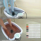 Aurenza Shop Ionic Foot Spa Machine with EU plug, featuring relaxing massage and pedicure functions, shown without basin.