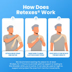 Aurenza Shop Retexes® Compression Shoulder Sleeve in XS/S, designed for support and compression of the shoulder area.