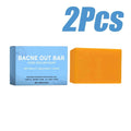 Aurenza Shop Bacne Out Bar Acne Control Soap for clear skin, displayed with the soap bar and packaging.