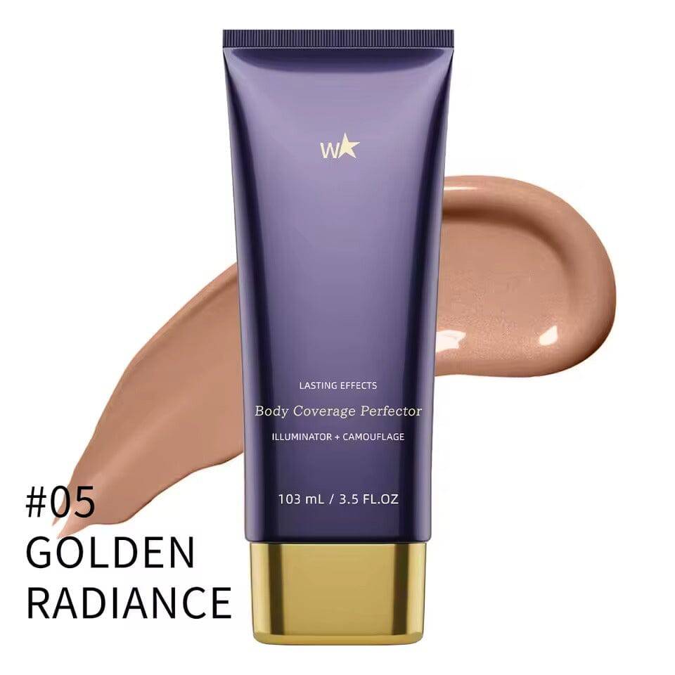 Aqua waterproof body concealer by Blend Cosmetics for legs and body, covering scars, spots, varicose veins, and tattoos.