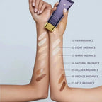 Aureza Blend Cosmetics waterproof body concealer for legs and body, covering scars, spots, varicose veins, and tattoos.
