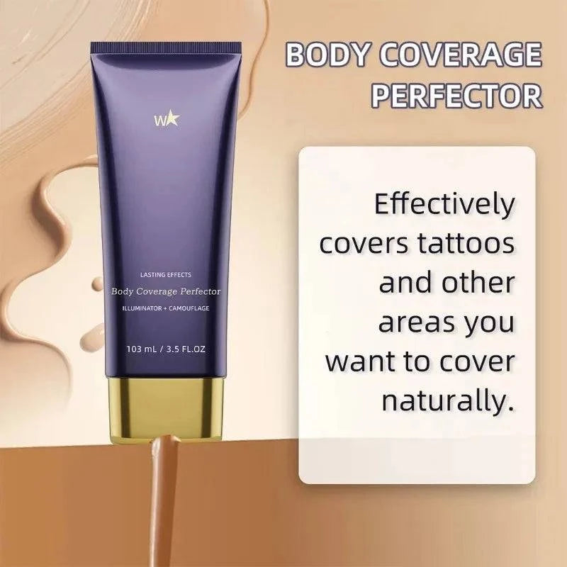 Aidenza Beauty Body Coverage waterproof concealer for legs and body covering scars, spots, varicose veins, and tattoos.