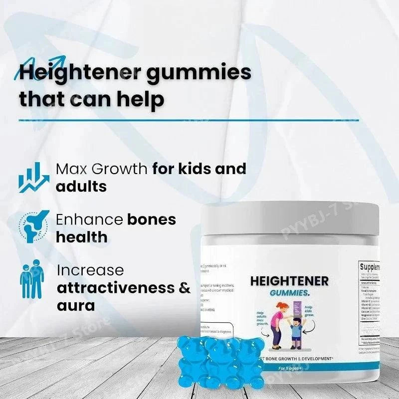 Aurenza Shop bone health capsules gummies for kids, teens, and adults to support natural height growth and strengthen bones.