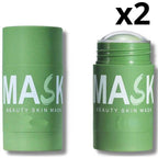 Green Tea Purifying Clay Face Mask by Aurenza Shop, oil control and blackhead remover for clear, refreshed skin.
