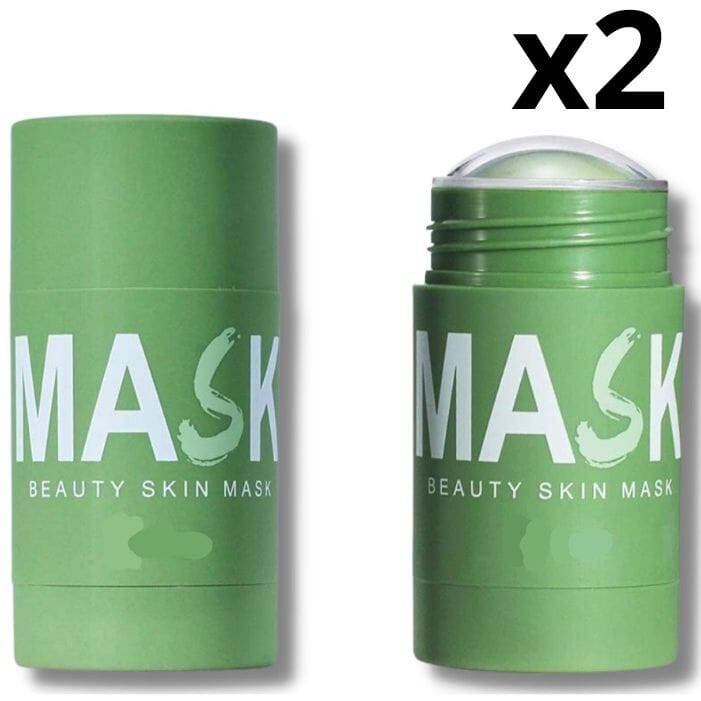 Green Tea Purifying Clay Face Mask by Aurenza Shop, oil control and blackhead remover for clear, refreshed skin.