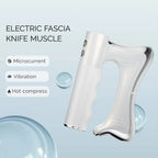 Aurenza Shop electric fascia scraper massager with micro current vibration at 10500RPM for muscle relaxation and pain relief.