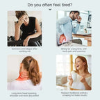 Aurenza Shop electric fascia scraper massager with micro current vibration and 10500RPM for muscle relaxation and skin care.