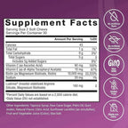Aurenza Shop Force Factor Hair Growth Accelerator soft chews for women, hair growth vitamins in a clear container with colorful packaging.