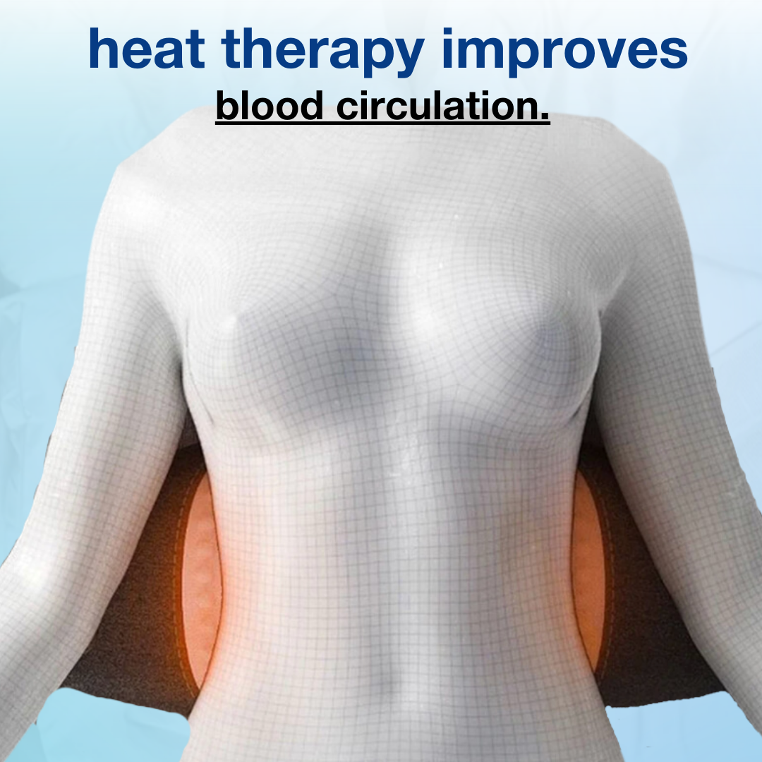 Portable Wireless Lumbar Support Back Massager Pillow