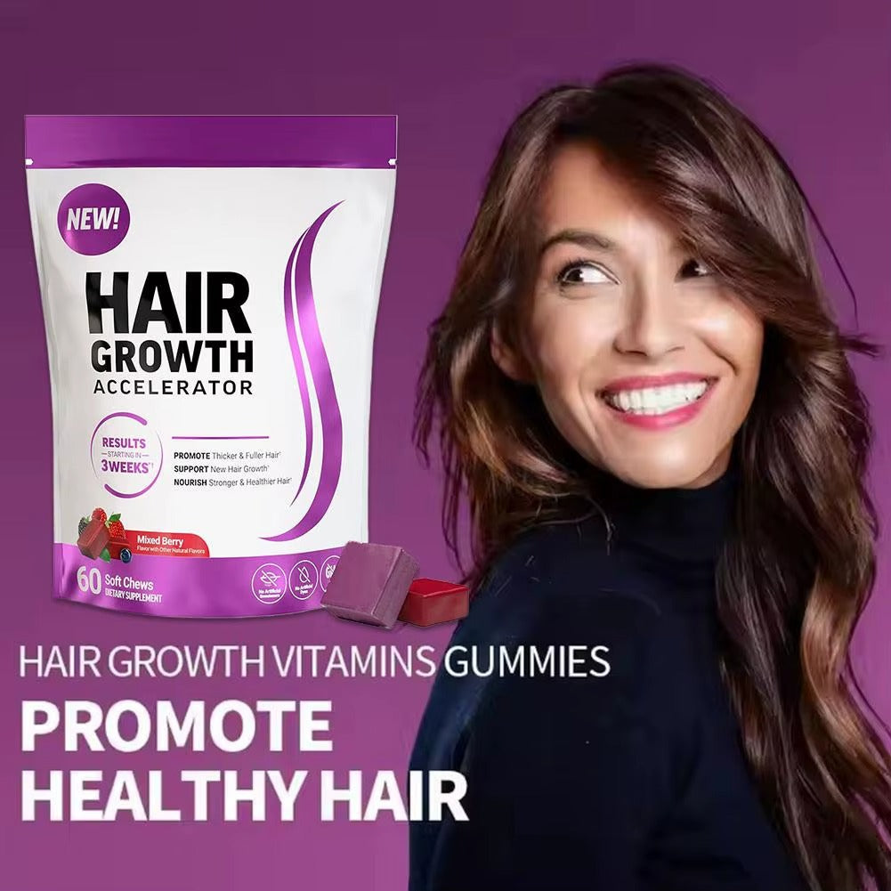3X Thicker, Fuller Hair – Mixed Berry Hair Growth Support