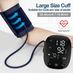 Aureza Shop Kingclinic digital arm blood pressure monitor with LED display and portable design for accurate home blood pressure readings.