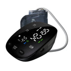 Aureza Shop Kingclinic digital arm blood pressure monitor with LED display, portable electronic design for accurate home BP readings.
